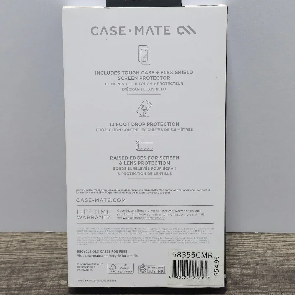 CaseMate Cell Phone Case & Screen Protector Samsung Galaxy S24